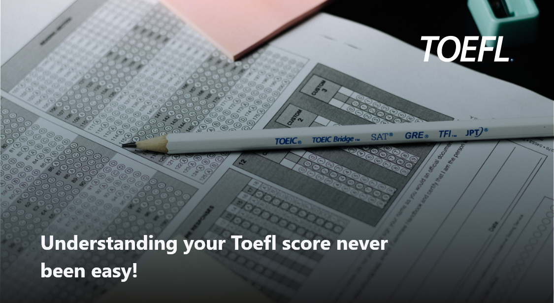 Understanding your Toefl score never been easy!