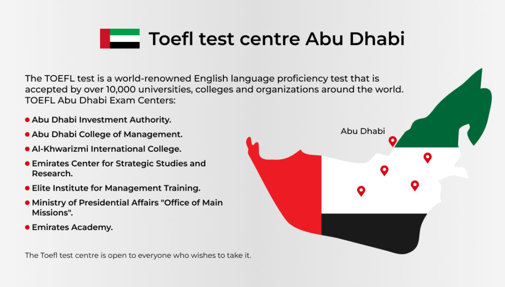 toefl test centre in Abu dhabi