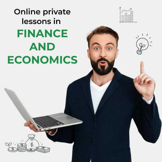 Online private college lessons in finance and economics