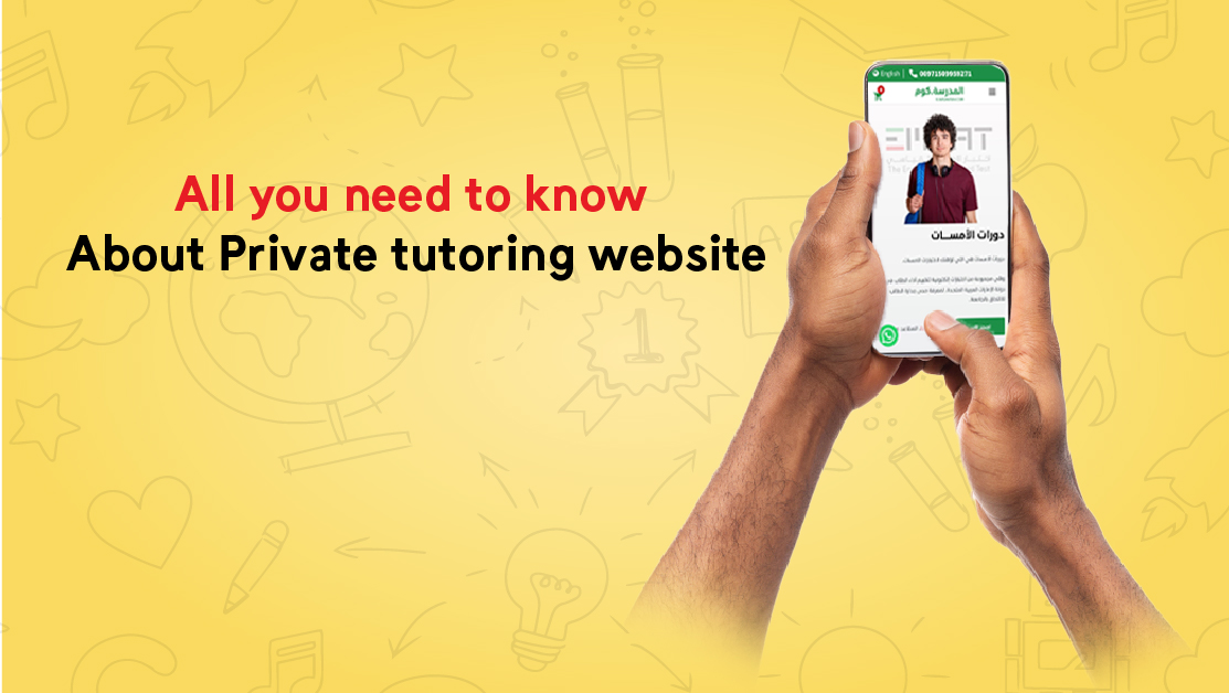 Private tutoring website