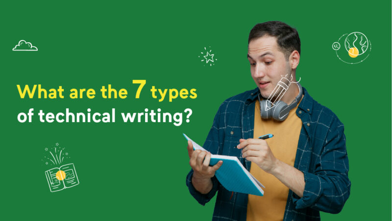 technical writing : What are the 7 types of it