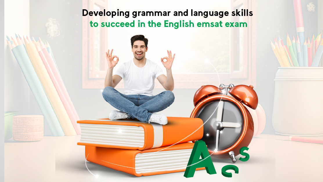 Developing grammar and language skills for English emsat