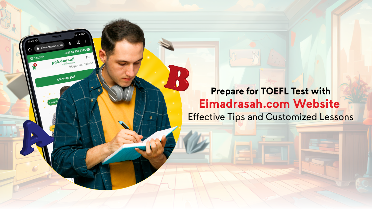 Prepare for TOEFL Test with Elmadrasah dot com