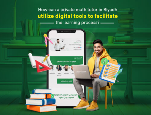 How can a private math tutor in Riyadh utilize digital tools to facilitate the learning process?