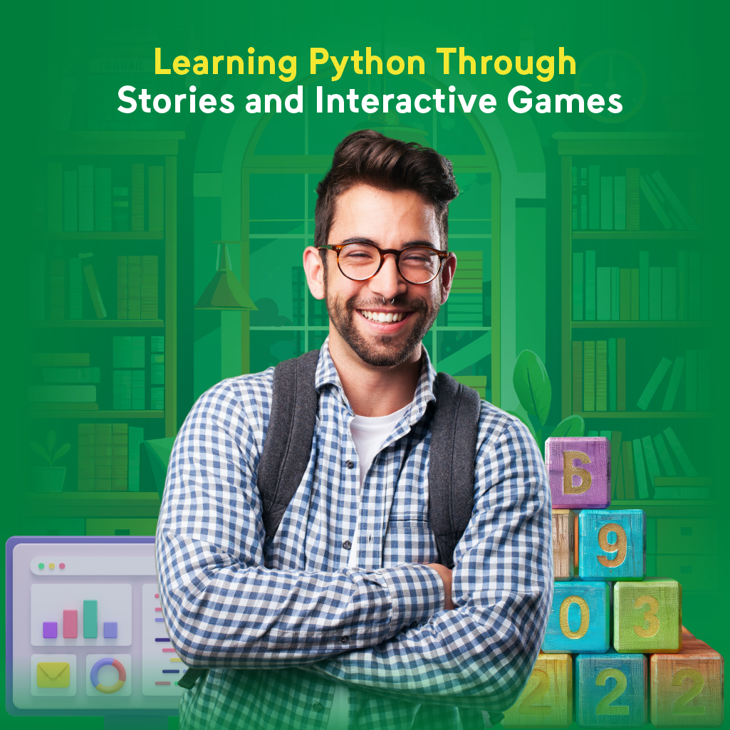 Learning Python Through Stories and Interactive Games