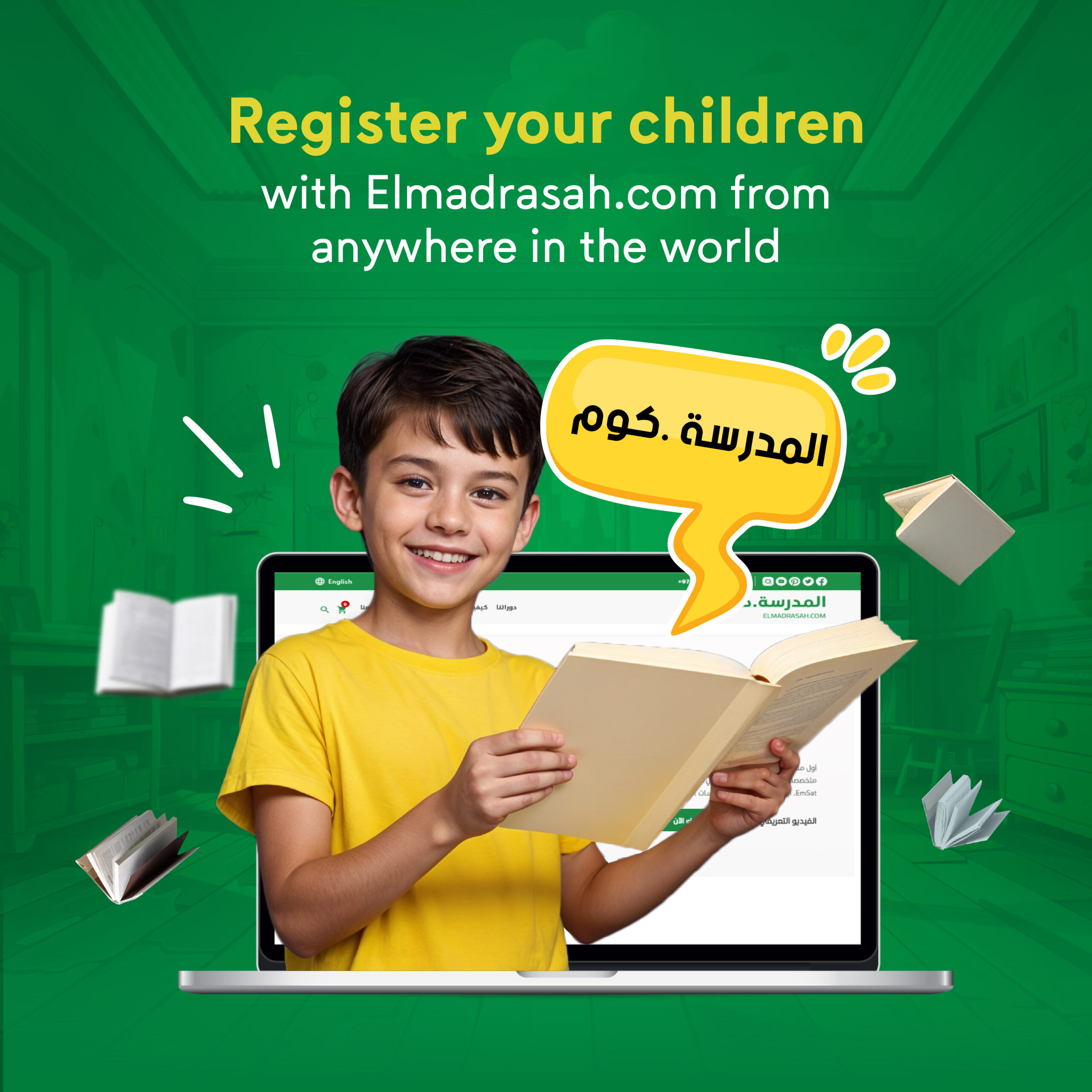 Register your children with Elmadrasah.com